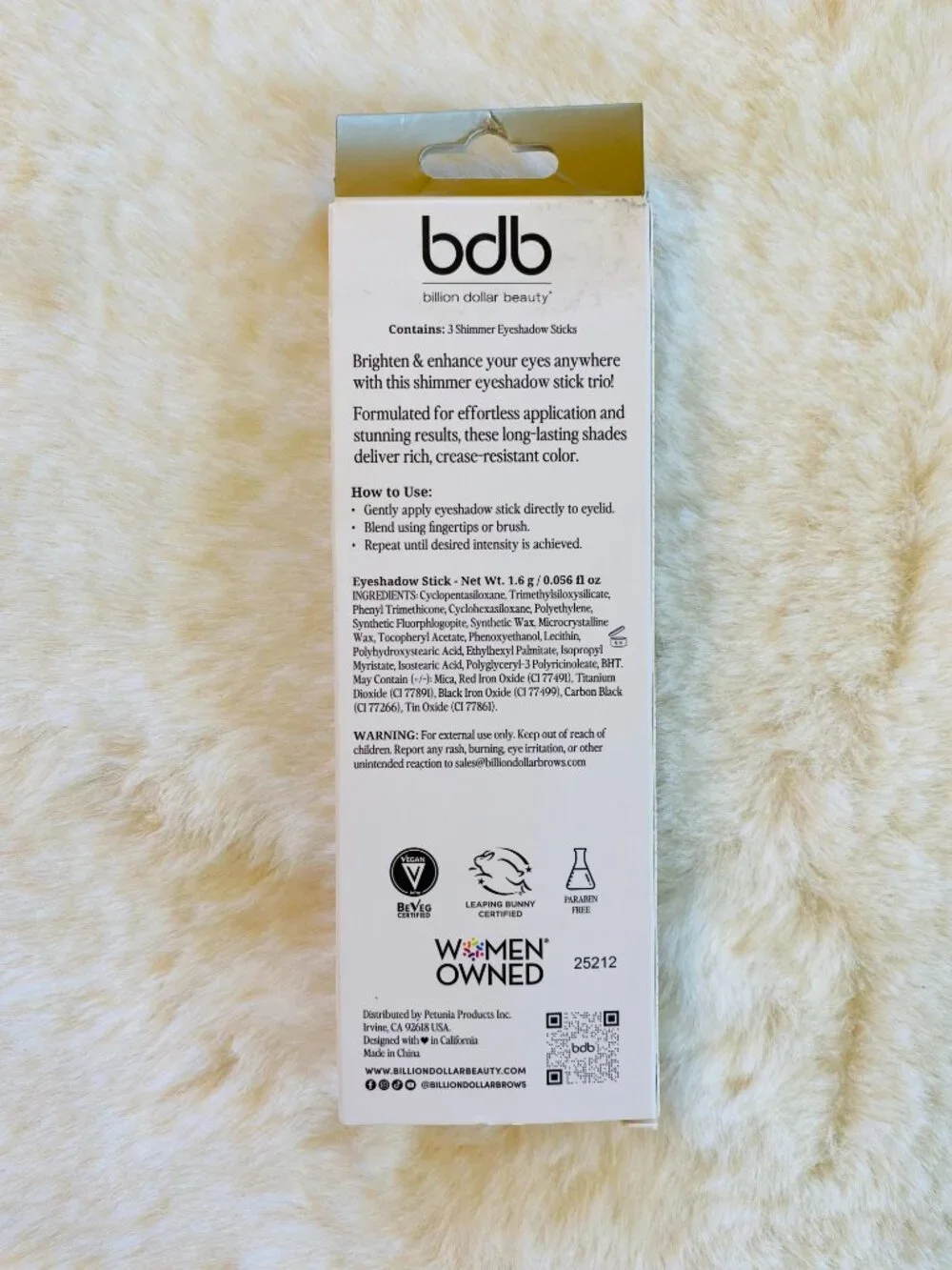 Billion Dollar Baby Starstruck Shimmer Eyeshadow Stick Trio NEW Water Resistant